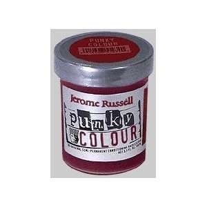 Jerome Russell Semi Permanent Punky Colour Hair Cream 3.5oz Red Wine 