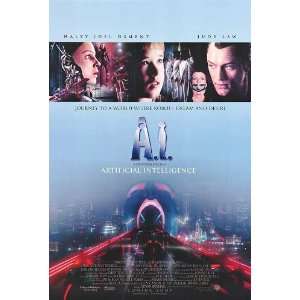  A.I. Artificial Intelligence Movie Poster Double Sided 