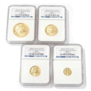  Piece Gold Buffalo Coin Set MS69 Early Release NGC