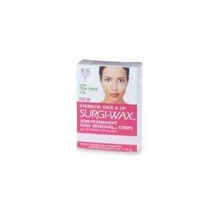  Surgi Wax Semi Permanent Hair Removal Strips for Face   16 