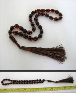 Baltic Amber Islamic 33 Prayer Beads  