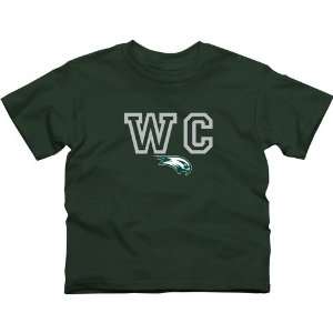  Wagner College Seahawks Youth Wordmark Logo T Shirt 