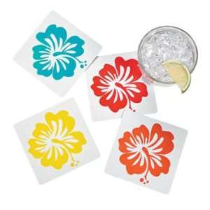  Hibiscus Wave Coasters   Tableware & Table Covers Health 