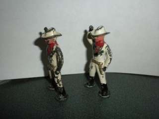   Infantry Running Britains? & Lincoln Log Figures & Podfoot Cowboys