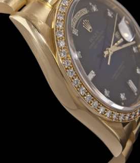 Rolex President Day Date 18238 FACTORY Diam Dial/Bezel Papers  