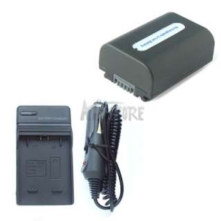 NP FH50 Battery+Charger for Sony DSLR A380 A330 a230  