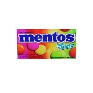 Mentos Chewy Mints, Fruit Variety, 1.32 oz, 15 Count: 3 Green Apple, 3 
