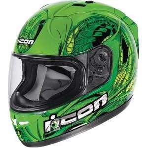  Icon Alliance SSR Speedfreak Helmet   2009   X Large/Green 