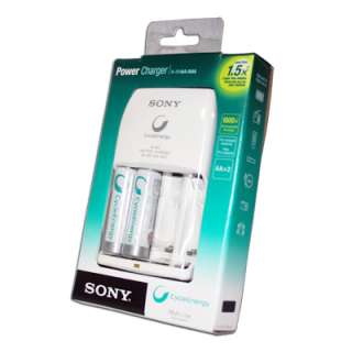 Sony Cycle Energy Power Charger with 2 AA Batteries NEW 008562011953 