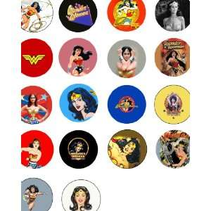  Wonder Woman 1 Button / Pin / Badge Set 