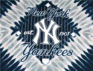 2005 New York Yankees MLB Tie Dye T Shirt.L.FANTASTIC  