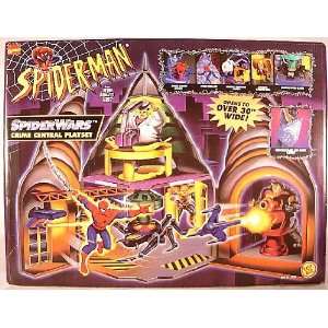  Spider Man Spider Wars Crime Central Playset: Toys & Games