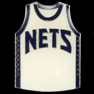  NBA New Jersey Nets Team Jersey Pin: Sports & Outdoors