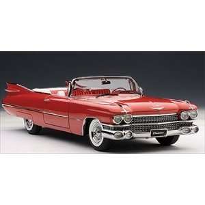  Cadillac Series 62 Convertible Bright Red 1/18 Autoart 