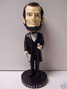 Abraham Lincoln Bobbing Bobble Head Nodder Doll  