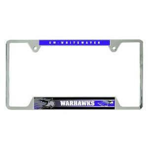  NCAA Wisconsin Whitewater Warhawks Metal License Plate 