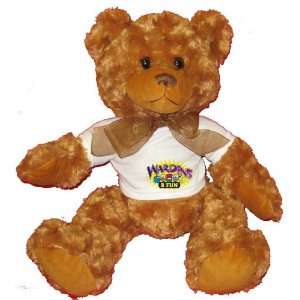  WARDENS R FUN Plush Teddy Bear with WHITE T Shirt: Toys 
