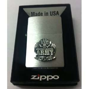  Zippo Custom Lighter   USA America Military Army Metal 