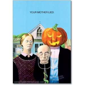   Card Mother Lied Humor Greeting Charles Almon