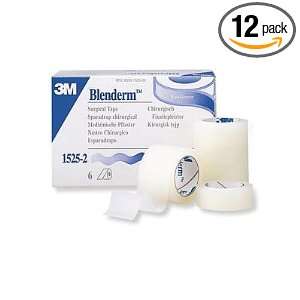  3M Blenderm Surgical Tape 1 inch x 5 yard Clear, Box of 12 