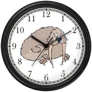  Walrus Cartoon Animal Wall Clock by WatchBuddy Timepieces 