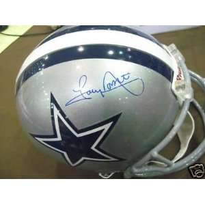  Autographed Tony Dorsett Helmet   Authentic   Autographed 