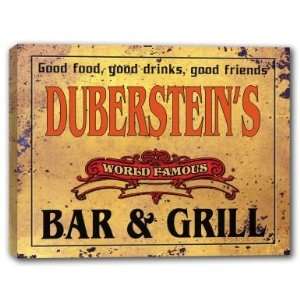  DUBERSTEINS Family Name World Famous Bar & Grill 