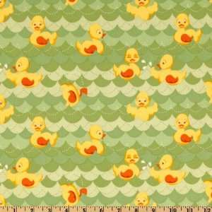  44 Wide Lil Ducky Splish Splash Spring Fabric By The 