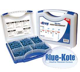 This kit includes 5 of our most popular weather resistant screws in a 
