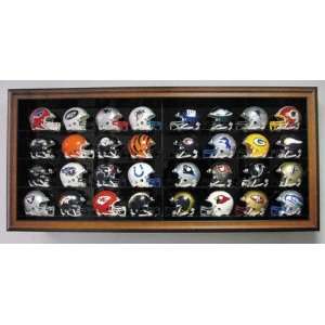  NFL 32 Mini Helmet Wall Mountable Display Case