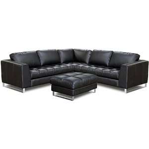  Valentino 3 Piece L Shaped Arm Pillowtop Sectional and 