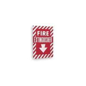BRADY 70998 Sign,12X9,Fire Extinguisher:  Industrial 