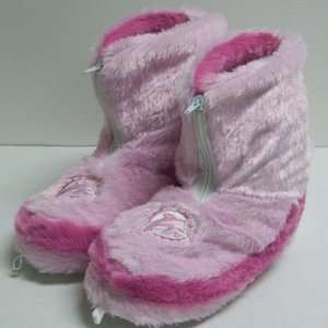   : Miami Dolphins NFL Womens Pink Zip Boot Slippers: Sports & Outdoors
