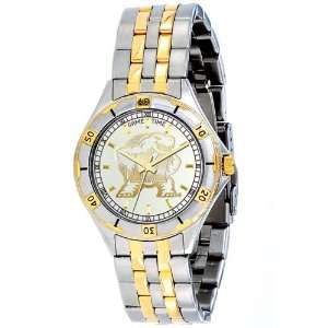  University of Maryland Terps Mens Gold Wrist Watch 