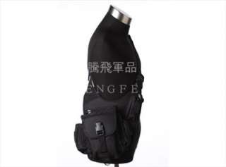 Black molle Tactical Utility Shoulder Bag 2008 BK  