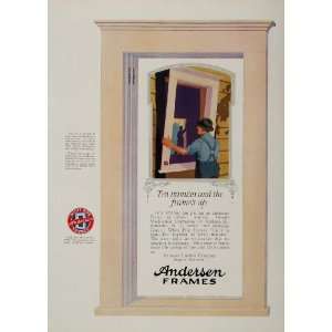  1925 Print Ad Andersen Lumber Company Window Frames 
