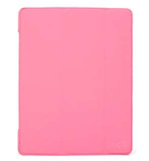 Pink KROO iPad 2 Smart Magnetic Case Cover Hard Shell  