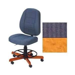   Chair Sapphire Cushion & American Birdseye Maple Base