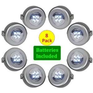  Sound Activated Powerful 4 LED Spotlights   8 Pack   Lights 