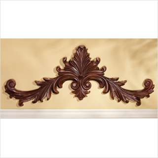 Design Toscano Baroque Architectural Wooden Wall Pediment AE9202 