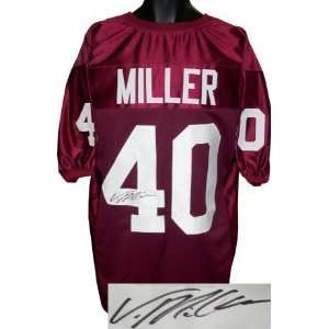 Von Miller Autographed/Hand Signed Texas A&M Aggies Maroon Custom 