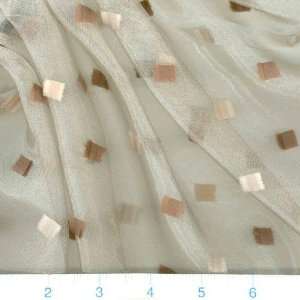   Waverly Confetti Sheer Latte Fabric By The Yard: Arts, Crafts & Sewing