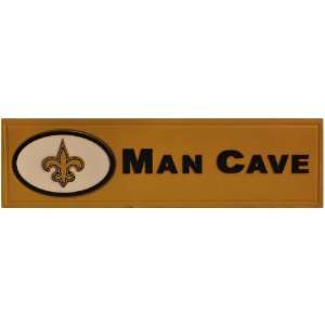   Fan Creations New Orleans Saints Man Cave Room Sign: Sports & Outdoors