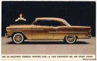 1955 CHEVROLET BEL AIR SPORTS COUPE   50 Millionth GM Car  