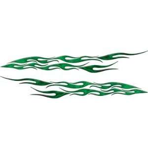 Inferno Green Flame decal kit for Car, Truck, Motorcycle or ATV   3 h 