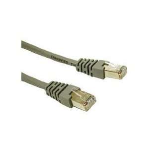 Cables To Go 10ft Shielded Cat5e Molded Patch Cable Gray Molded Boot 