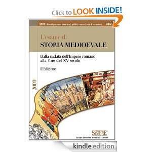 esame di Storia Medioevale Dalla caduta dellImpero romano alla 