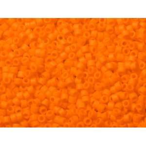    8g Opaque Matte Orange Delica Seed Beads Arts, Crafts & Sewing