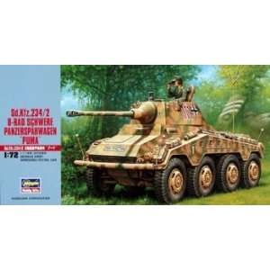   PUMA German Army Armored Car 1 72 Hasegawa Toys & Games