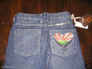 Frankie B Sunrise Eagle Jeans, skinny seven W25  